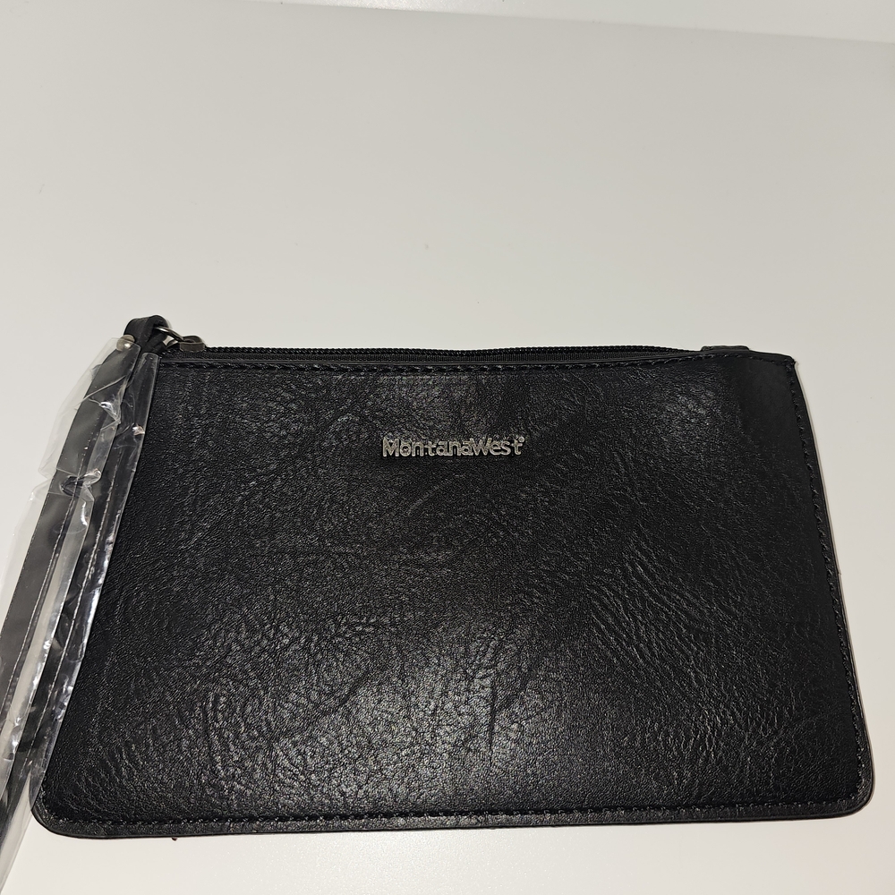 Montana West Black Wristlet